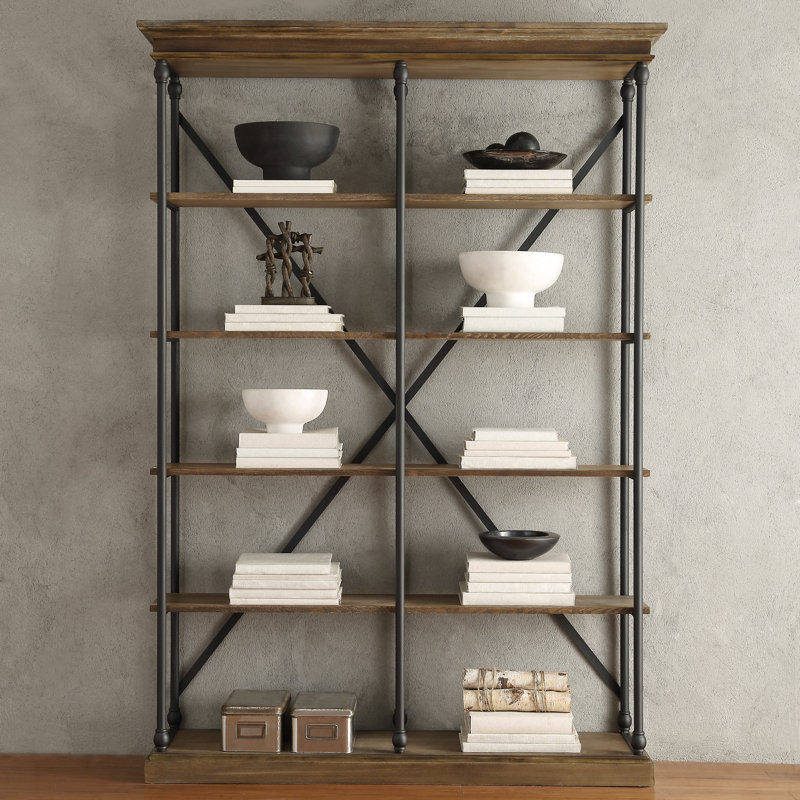 Mercury Row Deidrian Etagere Bookcase & Reviews Wayfair
